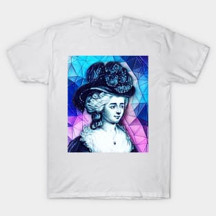 Frances Burney Snowy Portrait | Frances Burney Artwork 8 T-Shirt